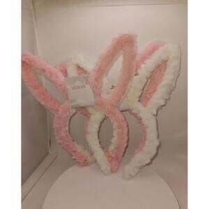Claire's Two- 4 Packs Pink & White Easter Bunny Ears (8 ears in total) - NWT